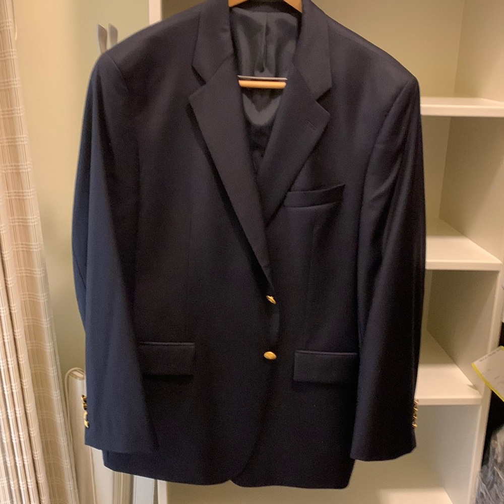 Ralph Lauren Navy Sports Coat, 46R